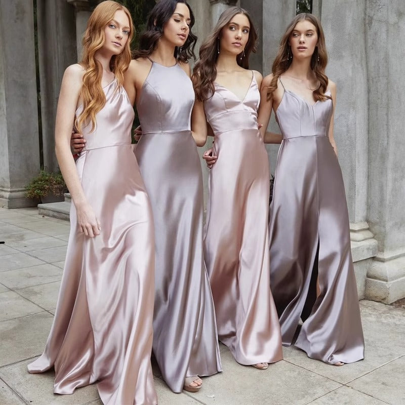 Elegant Long Sleeveless Evening Gown