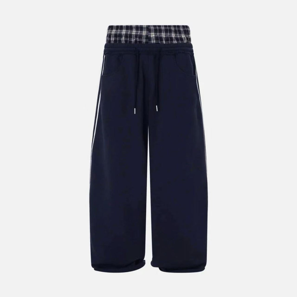 Vintage Striped High Waist Casual Pants