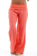 Elastic Waistband Versatile Wide-Leg Elastic Pants