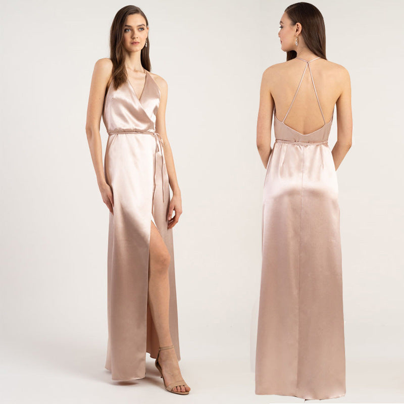 Elegant Long Sleeveless Evening Gown
